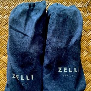 Zelli Mens Italian Crocodile Black Loafers 9